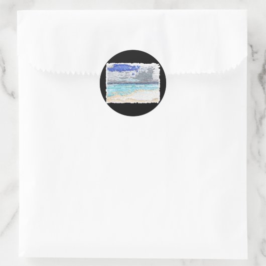 Puzzle Runder Aufkleber (Tasche)