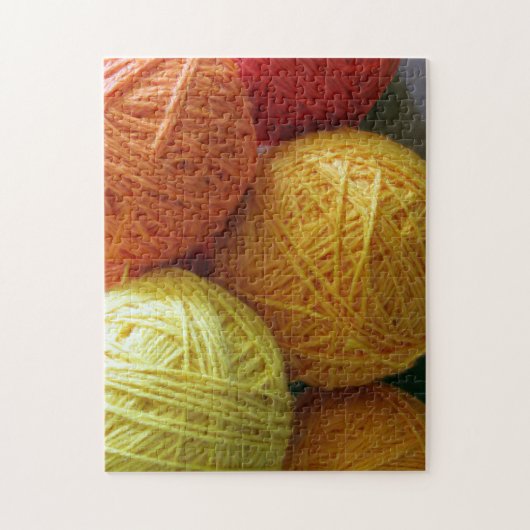 Puzzle - Säcke aus Garn (Vertikal)