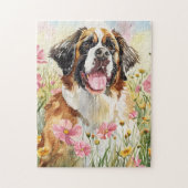 Puzzle – Saint Bernard Dog Puzzle Gift (Vertikal)