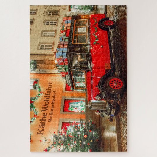 Puzzle Santa Claus Zuhause in Deutschland (Vertikal)