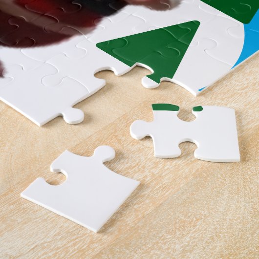 Puzzle - Santa Mouse im Winter (Seite)