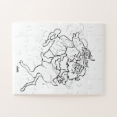 Puzzle : Santa & Rudolph (Horizontal)