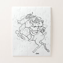 Puzzle : Santa & Rudolph