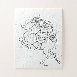 Puzzle : Santa & Rudolph