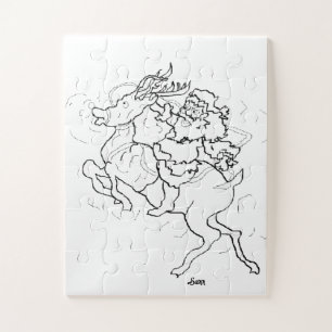 Puzzle: Santa & Rudolph Puzzle