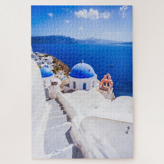 Puzzle Santorini Griechenland (Vertikal)