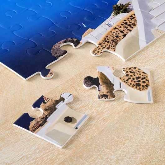 Puzzle Santorini in Griechenland (Seite)