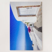 Puzzle Santorini Oia Griechenland (Vertikal)