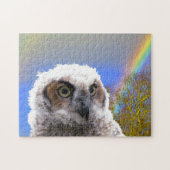 Puzzle - Schale mit Regenbogenuntergrund (Horizontal)
