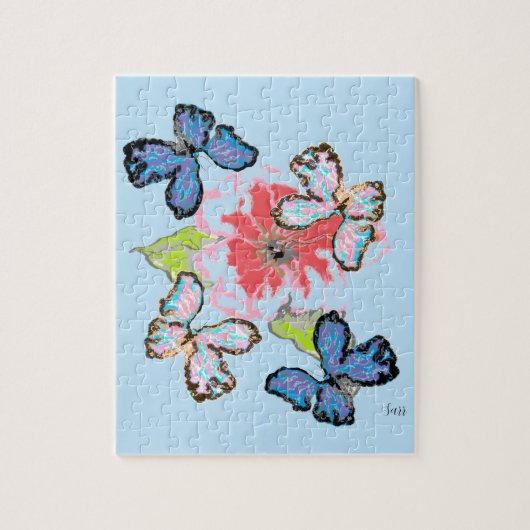 Puzzle: Schmetterlingsliebe Puzzle (Vertikal)