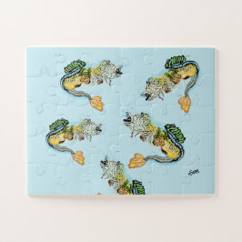 Puzzle: Schule für Fischbarsch Puzzle