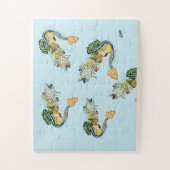 Puzzle: Schule für Fischbarsch Puzzle (Vertikal)