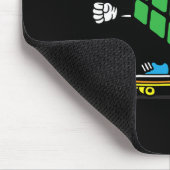 Puzzle Sciences Cube Skateboard Kawaii Skater Lust Mousepad (Ecke)