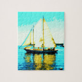 Puzzle Segeln Schooner (Vertikal)