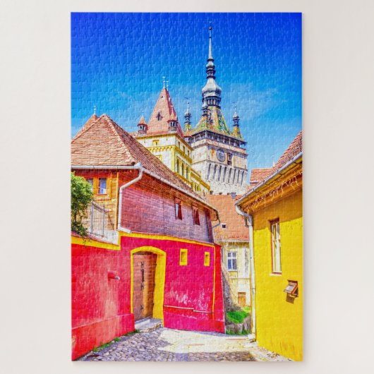 Puzzle Sighisoara Transylvania Romania (Vertikal)