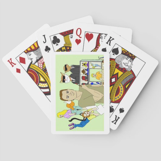 Puzzle Spielkarten (Rückseite)