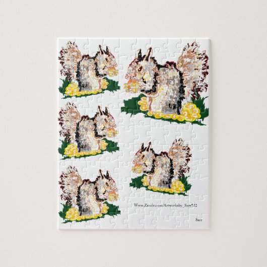 Puzzle: Squrrials Puzzle (Vertikal)