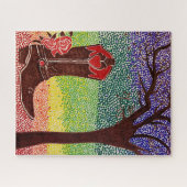 Puzzle - Stiefel und Baum (Horizontal)