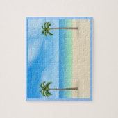 Puzzle: Strand-Szene am Tag Puzzle (Vertikal)