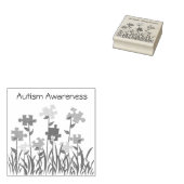 Puzzle-Stück-Garten Autismus Sensibilisierung Brie Gummistempel (Stempel)