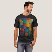 Puzzle Stücke der Wissenschaft T-Shirt (Vorne ganz)
