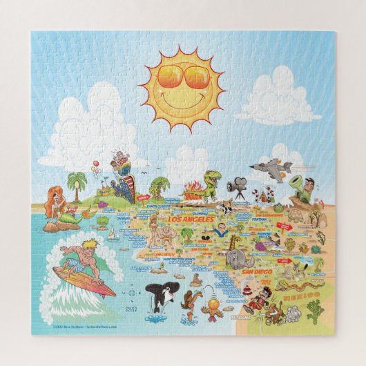 Puzzle Südkalifornien 20x20 (Vertikal)
