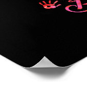 Puzzle Sunflower Be Kind Autism Awareness Support Poster (Ecke)