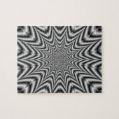 Puzzle Super Nova in Schwarz und Weiß (Horizontal)