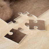 Puzzle - Süßer brauner Welpe (Seite)
