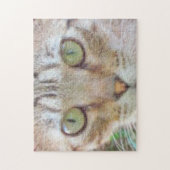 Puzzle - Tabby Cat Face (Vertikal)