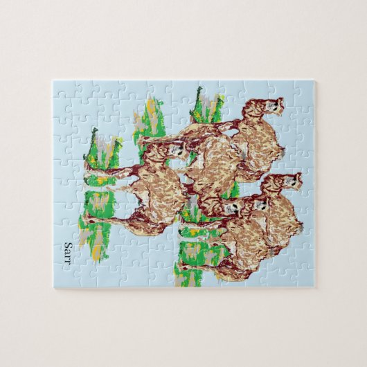 Puzzle : Tag mit Kamelen (Horizontal)