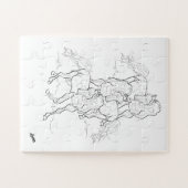 Puzzle: Tanzende arabische Pferde Puzzle (Horizontal)