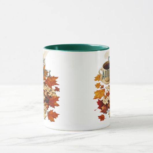 Puzzle Tasse Herbst - Stück für Stück, gemütlich (Zentrum)