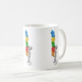 Puzzle-Tasse Kaffeetasse (VorderseiteRechts)