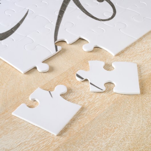 Puzzle "Tattoo Style Rote Rose" (Seite)