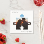 Puzzle-Teil-Foto-Braut- Shower Serviette (Beispiel)