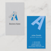 Puzzle Text System Architect Business Card Visitenkarte (Vorne/Hinten)