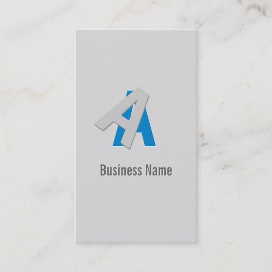 Puzzle Text System Architect Business Card Visitenkarte (Vorderseite)