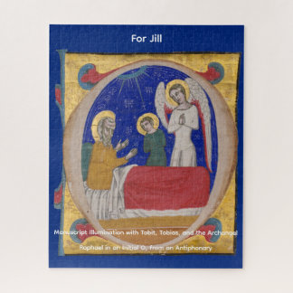 PUZZLE Tobit Tobias Raphael Manuskript Malerei
