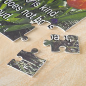 Puzzle - Tulpe-Foto mit Bibel-Vers (Seite)