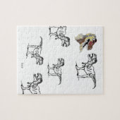 Puzzle : Tyannosaurus König der Dinosaurier (Horizontal)