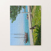 Puzzle über den Gardasee (Vertikal)