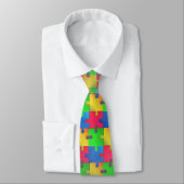 Puzzle Unity – Fette Farbenchaos Krawatte (Gebunden)