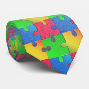 Puzzle Unity – Fette Farbenchaos Krawatte