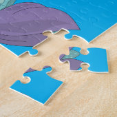 Puzzle "unter dem Meer" für Mädchen. (Seite)