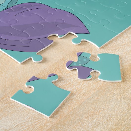 Puzzle "unter dem Meer" für Mädchen. (Seite)