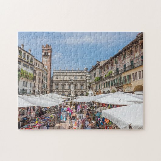 Puzzle Verona Piazza Erbe (Horizontal)
