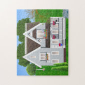 Puzzle viktorianisch HOUSE ART Puzzle (Vertikal)