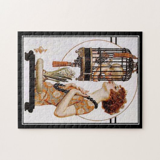 Puzzle Vintage Dame (Horizontal)