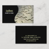 Puzzle-Visitenkarte Visitenkarte (Vorne/Hinten)